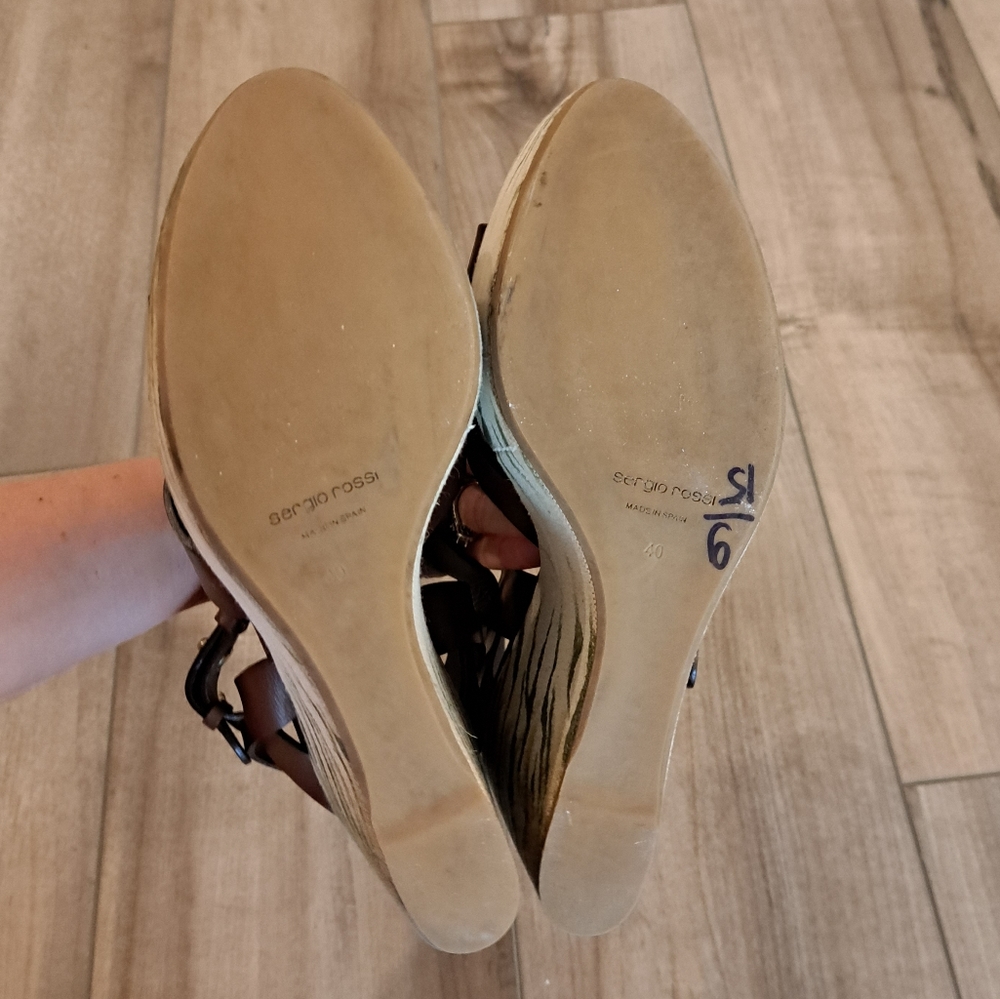 SERGIO ROSSI Wedges - Picture 10 of 13